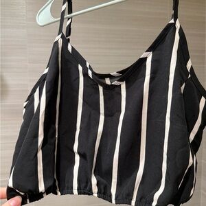 Striped Black and White set